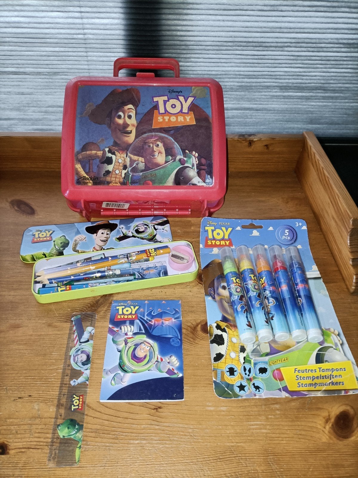 Toy Story koffer, pennen blik met potlode en meer *, Ophalen of Verzenden