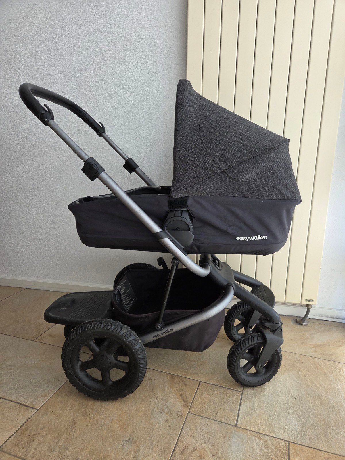 Easywalker Harvey combi kinderwagen met accessoires, Gebruikt, Met reiswieg, Ophalen, Kinderwagen