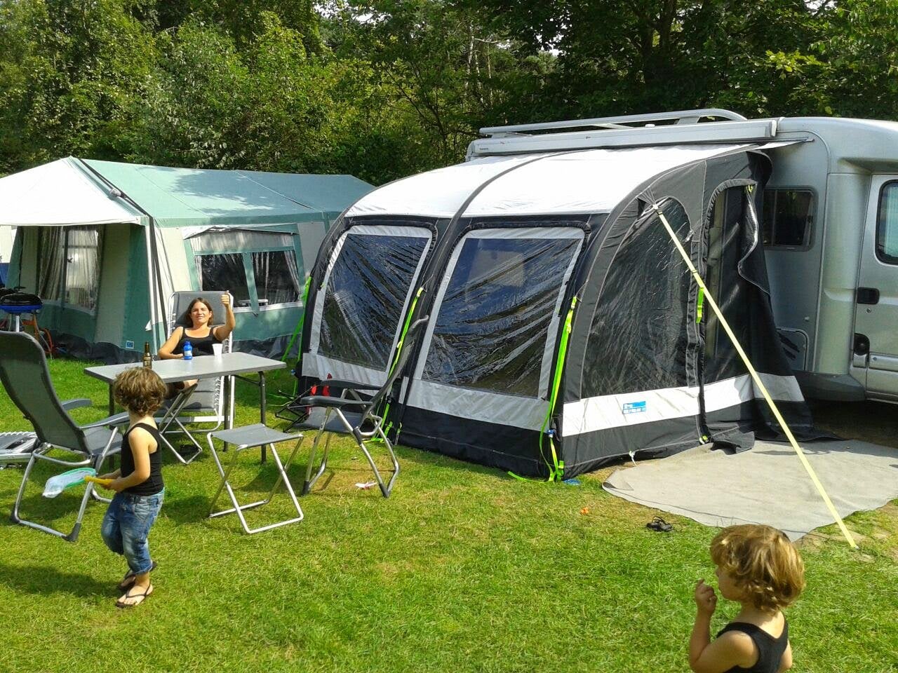 Kampe Rally Air pro 330, Opblaasbare Voortent camper/caravan, Caravans en Kamperen, Voortenten en Luifels, Ophalen of Verzenden