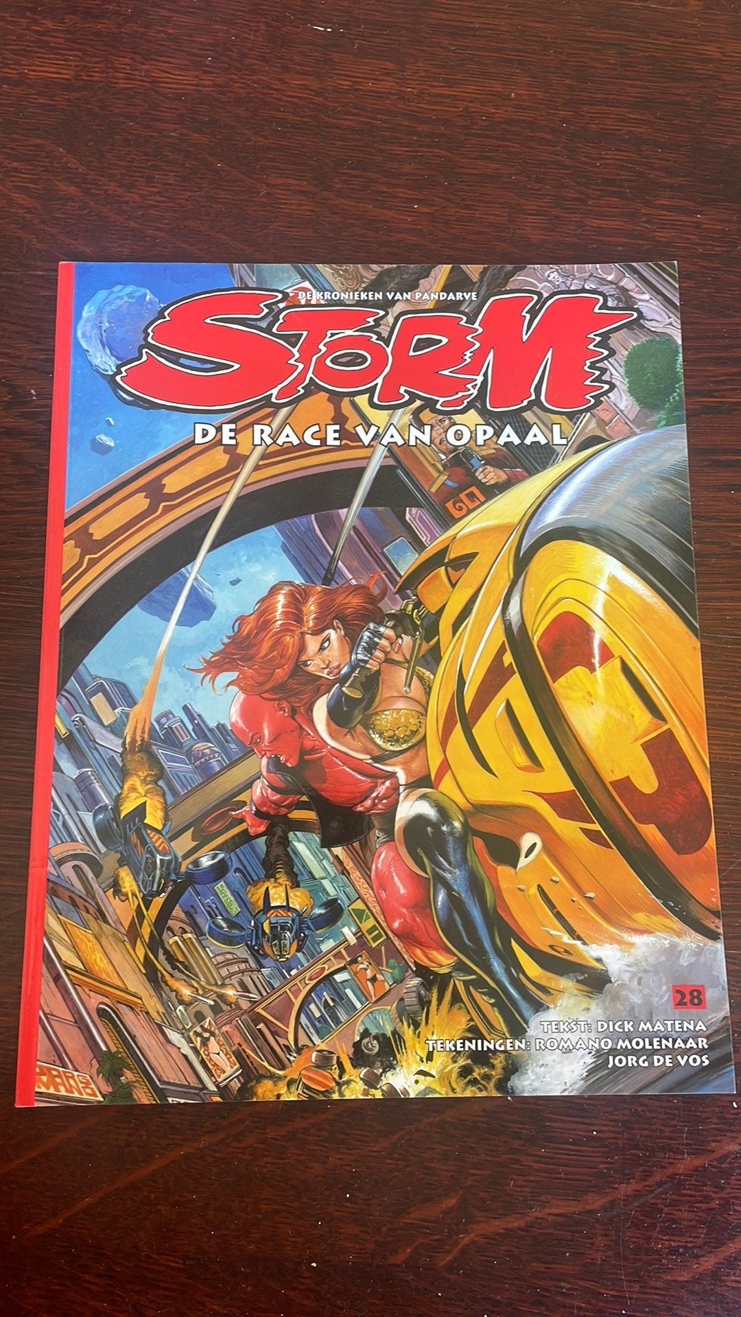 Storm - de kronieken van pandarve - De race van Opaal, Boeken, Eén stripboek, Ophalen of Verzenden, Zo goed als nieuw, Dick Matena; Jorg de Vos; Romano Molenaar