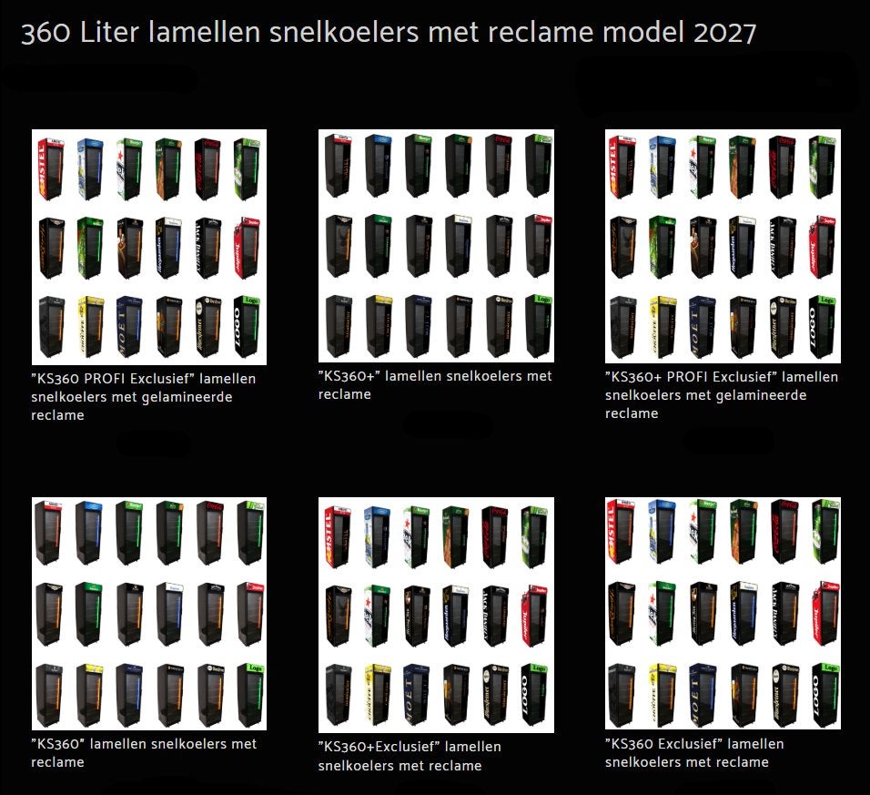 Hertog Jan Heineken Grolsch bier koelkast 2027 NIEUW, Zonder vriesvak, 200 liter of meer, 60 cm of meer, Nieuw