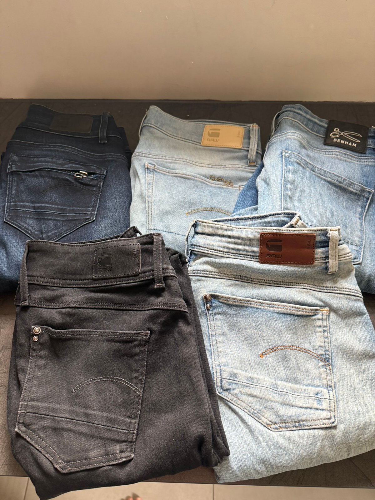 g star spijkerbroeken, Ophalen, Zo goed als nieuw, Blauw, W28 - W29 (confectie 36)