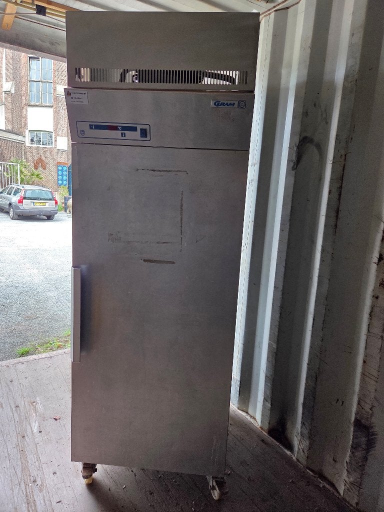 GRAM professionele RVS horeca koelkast op wielen, Witgoed en Apparatuur, Koelkasten en IJskasten, Ophalen, 200 liter of meer, 60 cm of meer