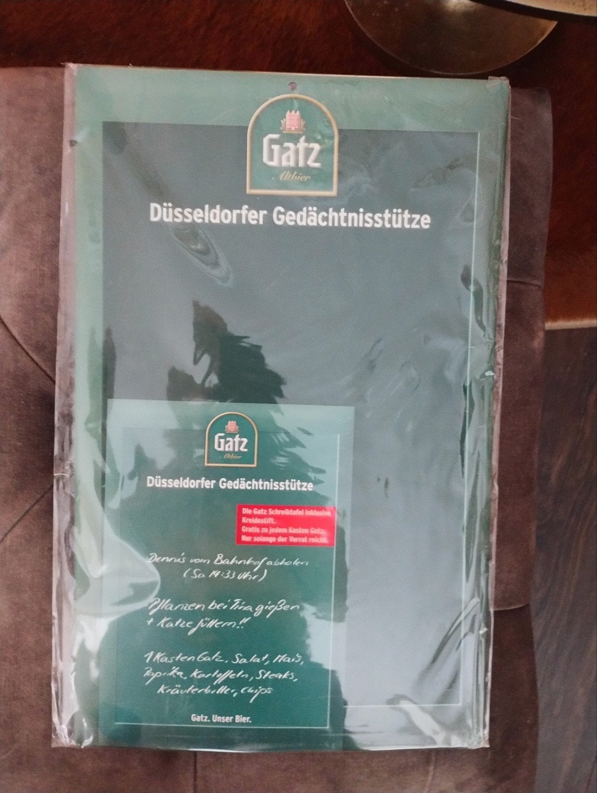 Gatz Altbier Düsseldorf Krijt/ Reclamebord, Ophalen of Verzenden, Nieuw, Reclamebord