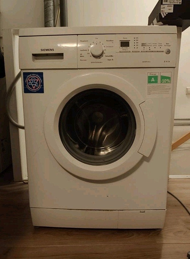 Siemens VarioPerfect E14-34 Wasmachine - 7kg, 1400 toeren, Witgoed en Apparatuur, Ophalen, Gebruikt, Voorlader, Energieklasse A of zuiniger