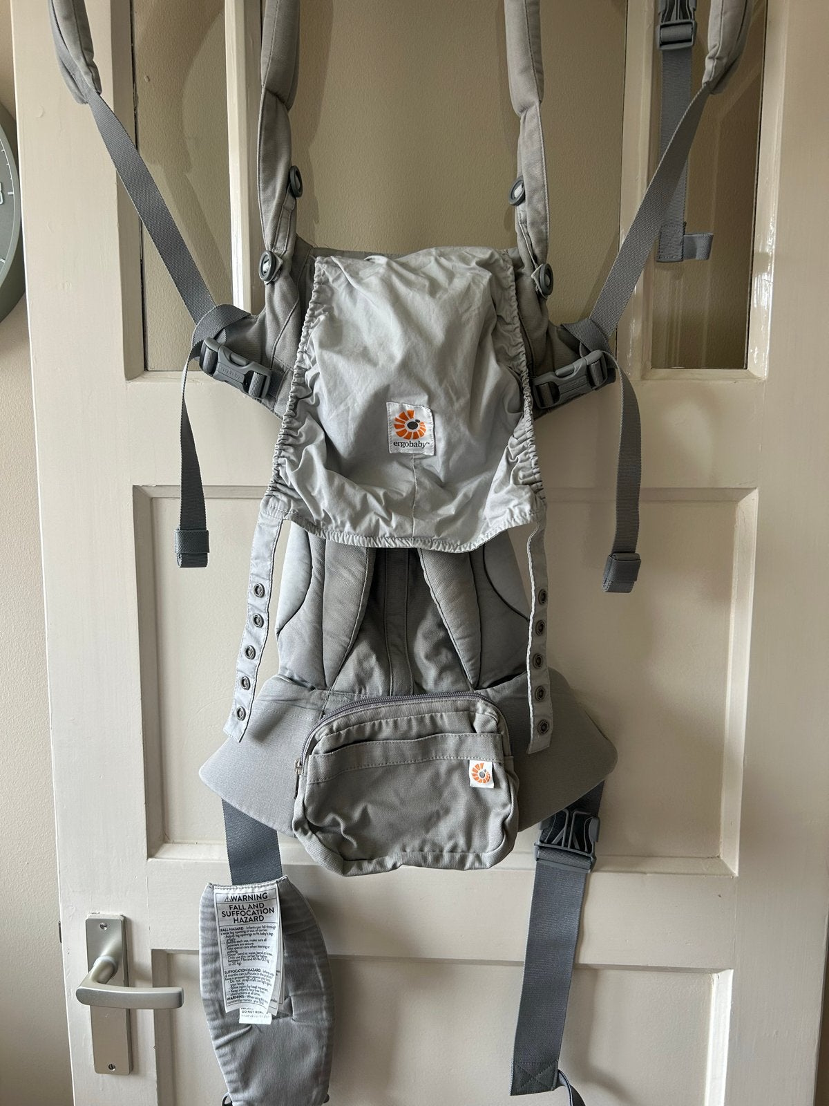 Ergobaby Omni 360 Draagzak - Pearl Grey, Kinderen en Baby's, Babydragers en Draagdoeken, Overige merken, Gebruikt, Ophalen of Verzenden