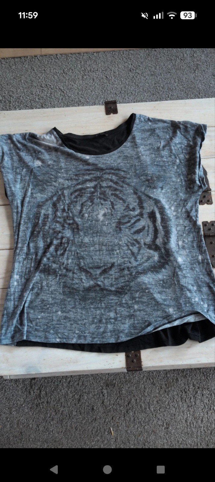 Shirt met tijger, Maat 46/48 (XL) of groter, Ophalen of Verzenden, Zo goed als nieuw, Korte mouw