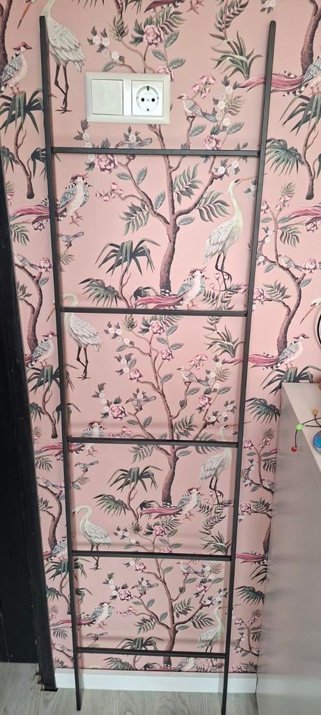 Zwarte decoratieve ladder - Sierladder, Ophalen of Verzenden, Gebruikt, Ladder, 2 tot 4 meter