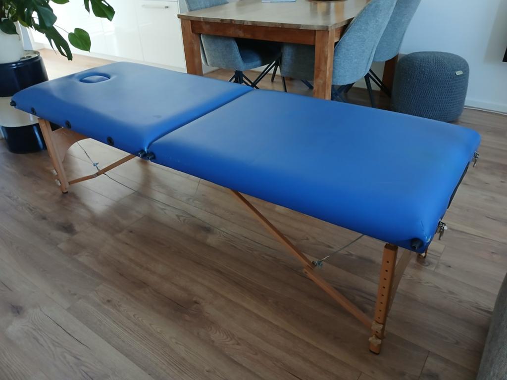 Massagebank inklapbaar, Sport en Fitness, Ophalen, Gebruikt, Massagetafel