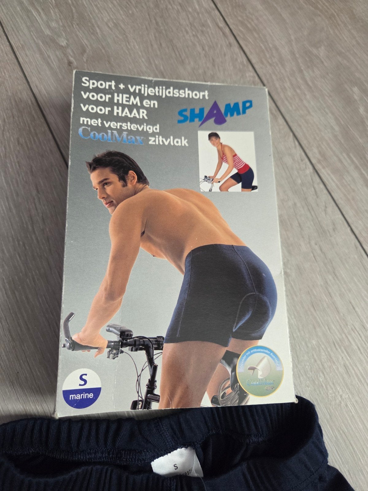 Shamp donkerblauwe fietsonderbroek maat S, S, Dames, Nieuw, Shamp