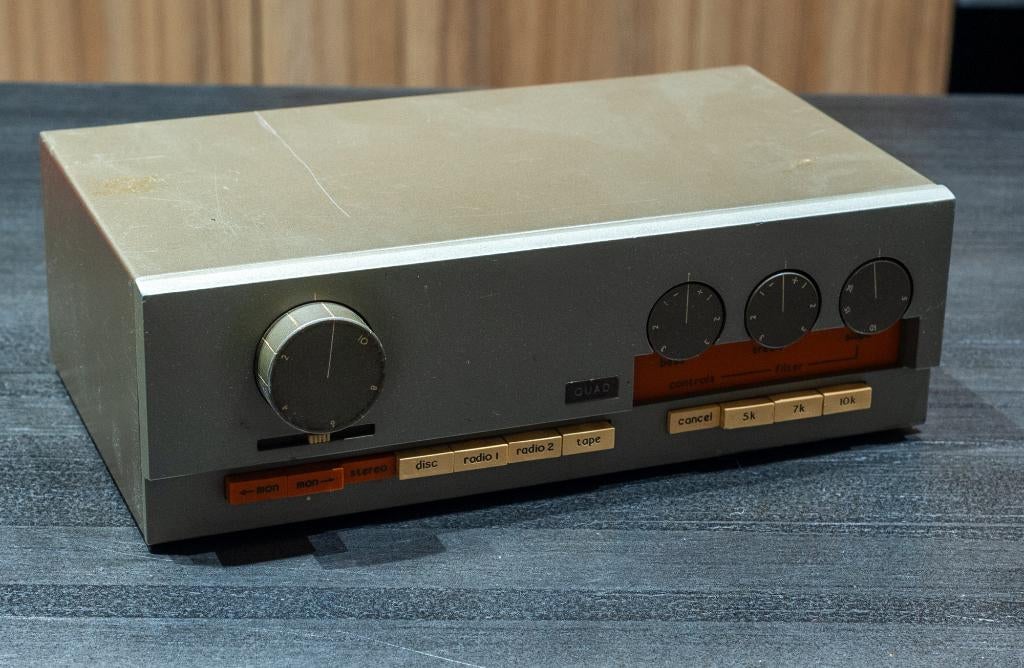 Quad 33+303 gereviseerde eind- en voorversterker, Refurbished, 60 tot 120 watt, Stereo, Ophalen