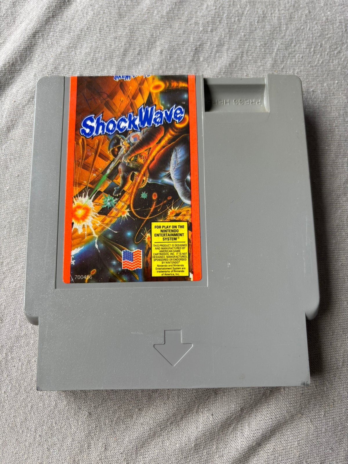 TE KOOP NES spel Shockwave, Spelcomputers en Games, Games | Nintendo NES, Gebruikt, Shooter, 1 speler, Ophalen of Verzenden
