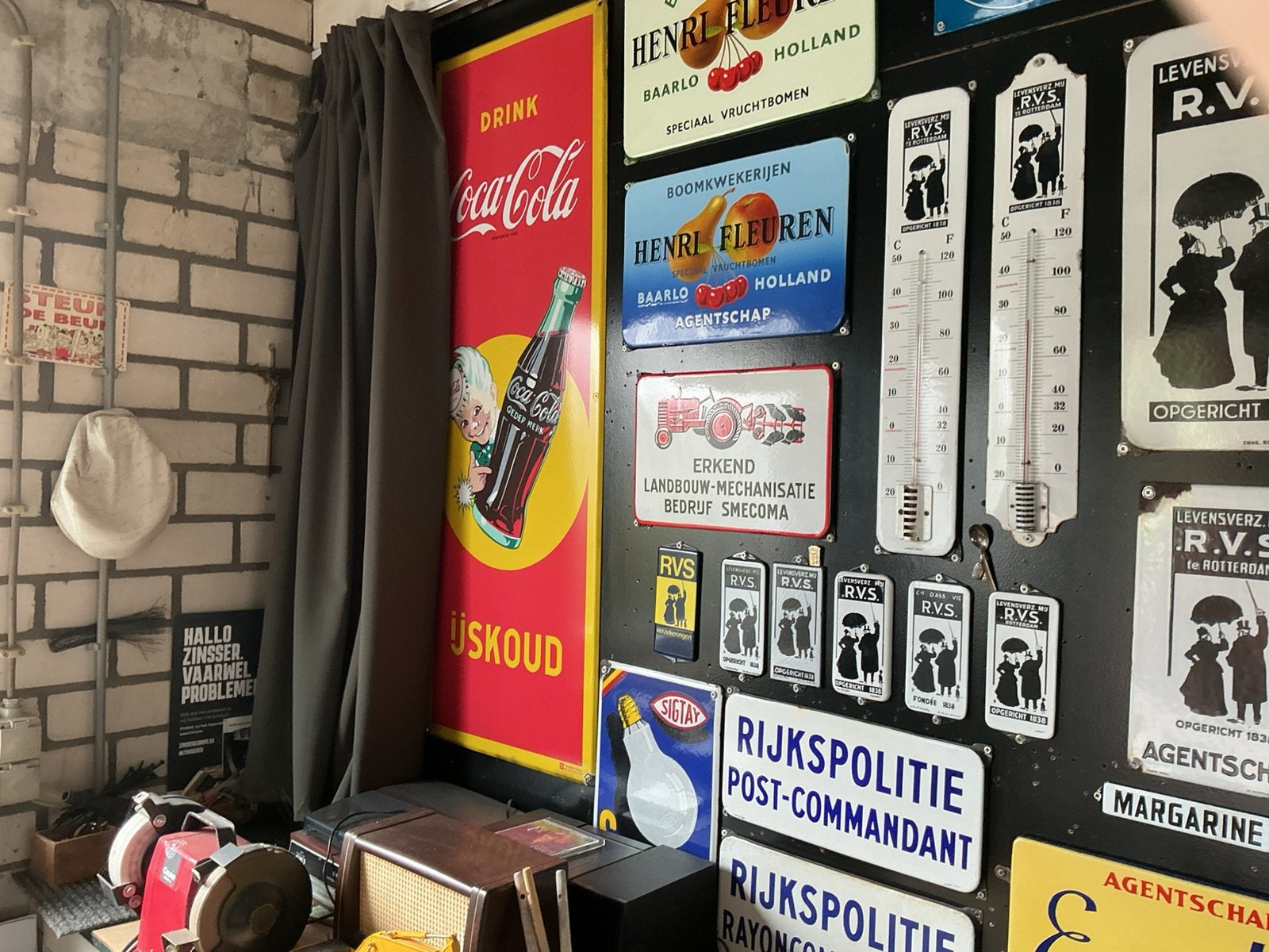 Mooi coca cola bord te koop bieden, Ophalen of Verzenden