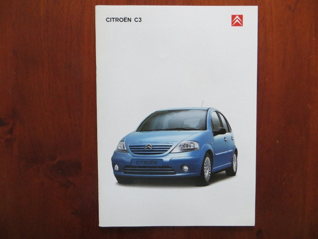 Citroën C3 (maart 2002) met 3 bijlagen, Ophalen of Verzenden, Nieuw, Citroën