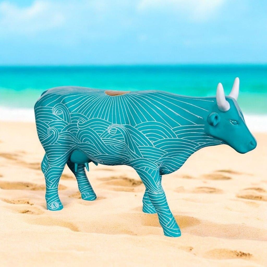Nieuw Cow Parade koe The Sun Chaser large gratis verzending., Ophalen of Verzenden