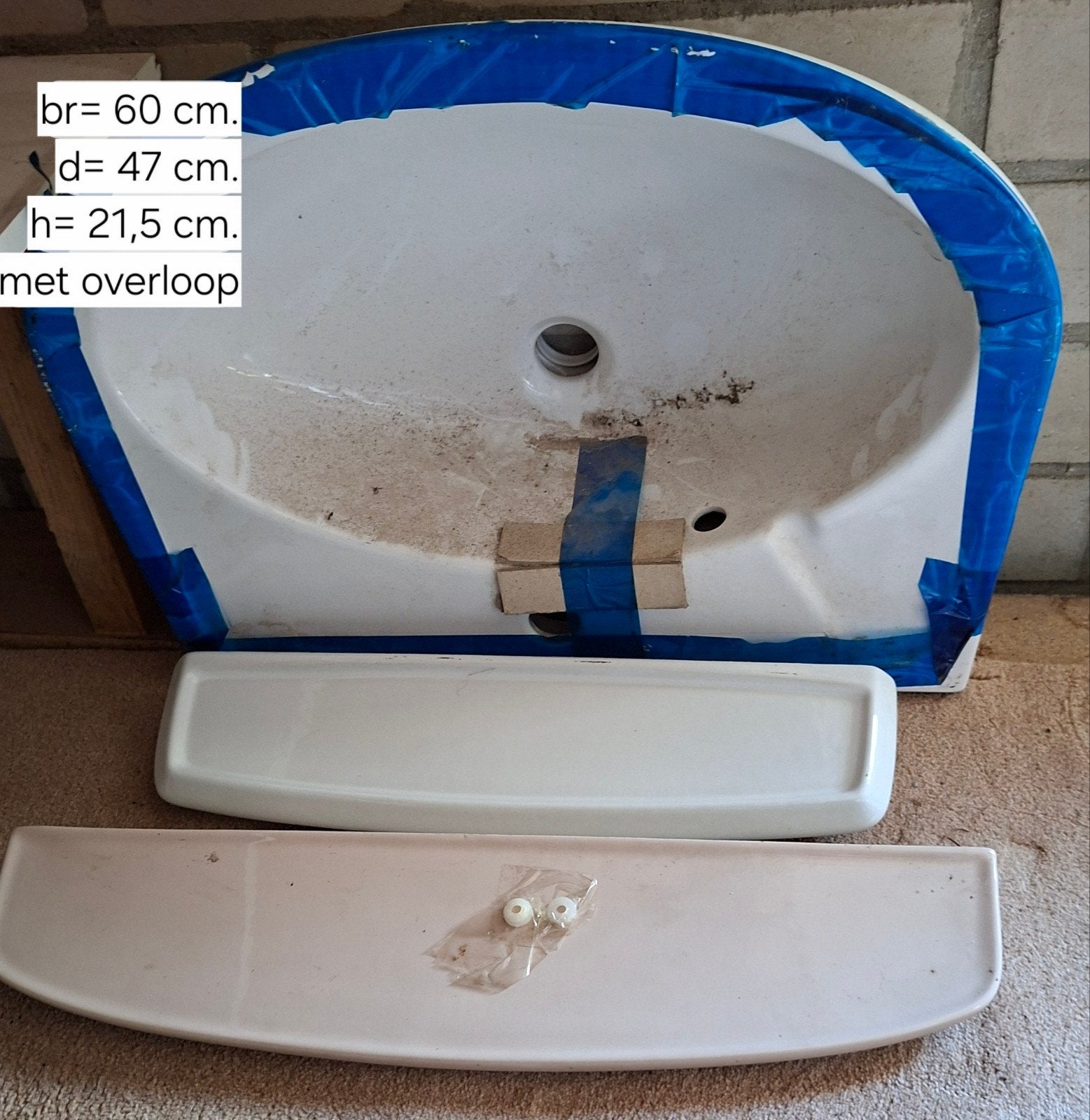 Wasbak, Ophalen, Nieuw, Wastafel