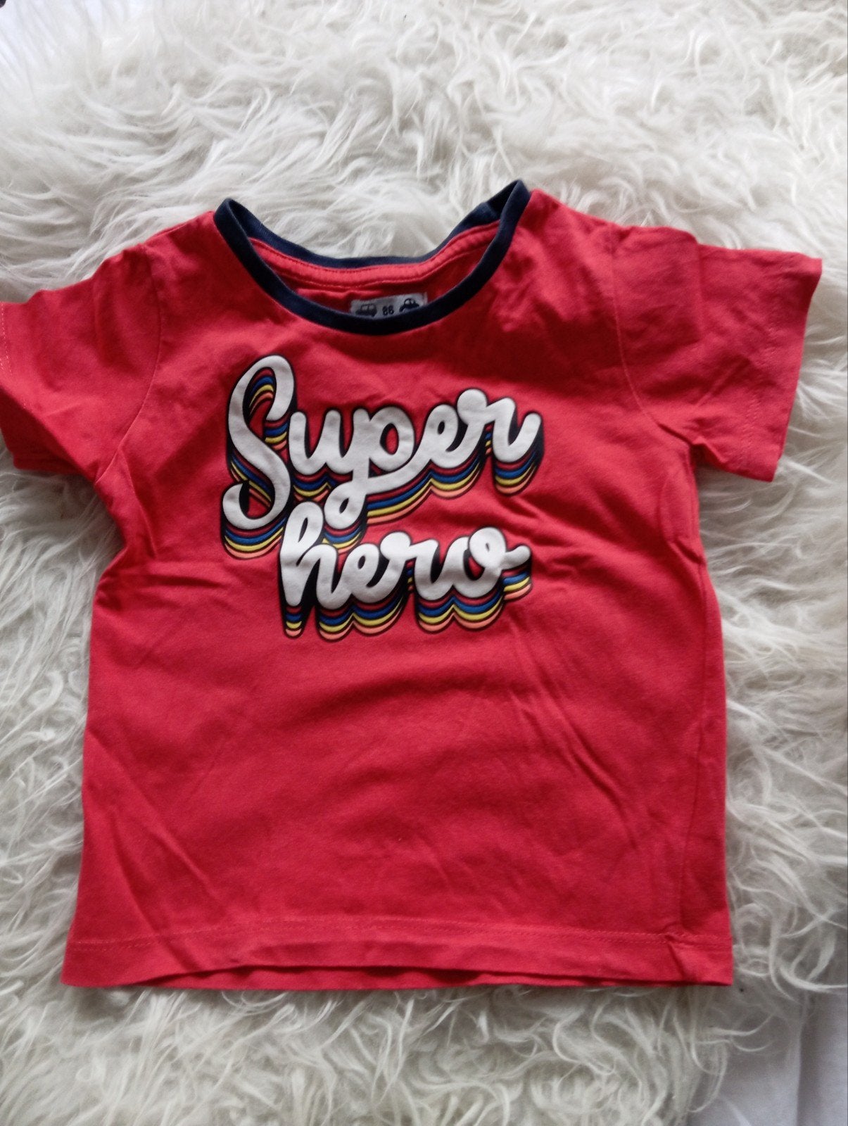 Wibra Super hero T-shirt maat 86, Kinderen en Baby's, Ophalen of Verzenden, Wibra, Jongetje, Shirtje of Longsleeve