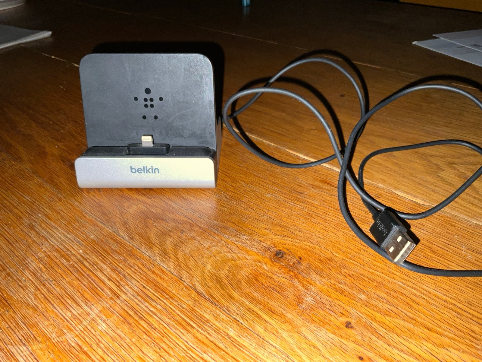 Belkin iPhone Dockingstation met Lightning Kabel, Ophalen of Verzenden, Gebruikt, Overige typen, Apple