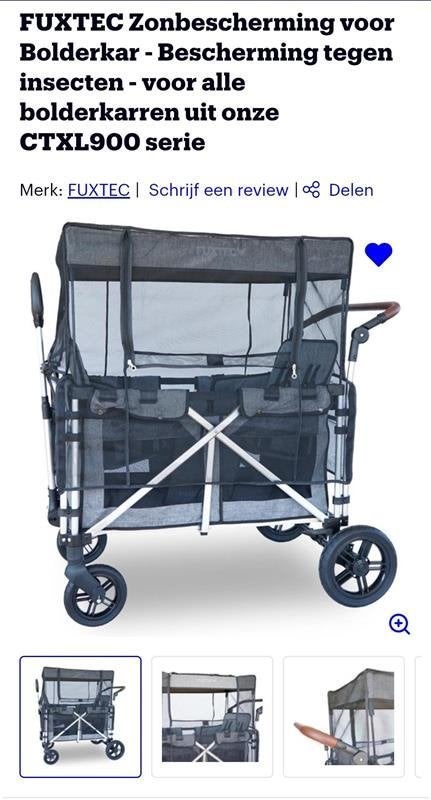 FUXTEC Insectenhor voor de FX-CTXL900 bolderkar, Ophalen, Opvouwbaar, Nieuw