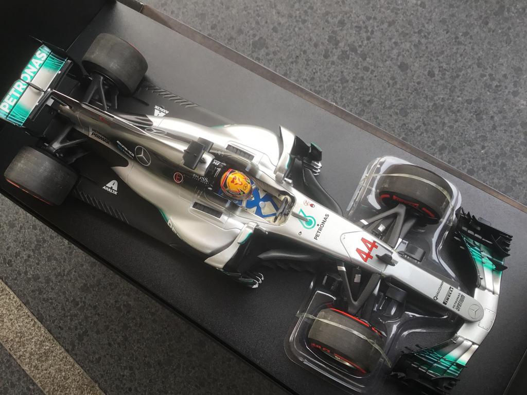 Mercedes-AMG W08 GP Mexico 2017 Hamilton lim.1104 zeldzaam !, Hobby en Vrije tijd, Modelauto's | 1:18, Zo goed als nieuw, Overige merken