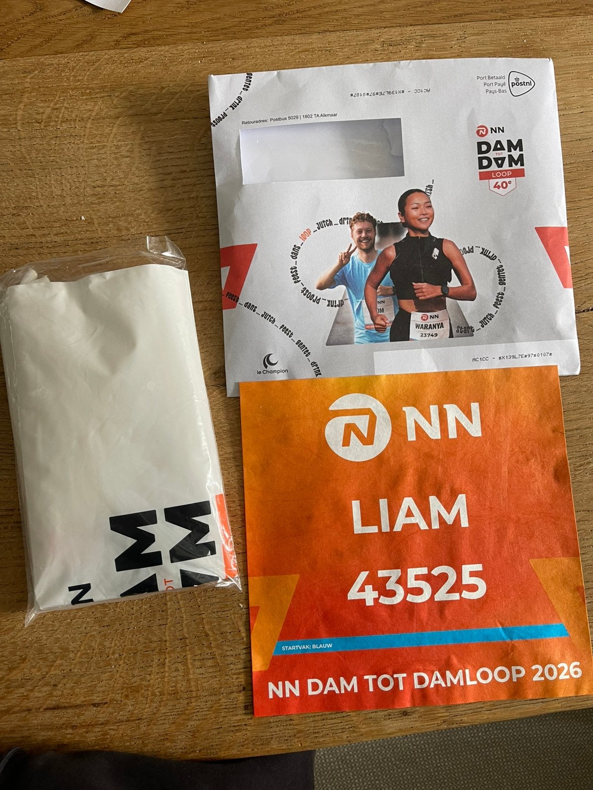 Startbewijs dam tot damloop 2026, Tickets en Kaartjes, Evenementen en Festivals, Eén persoon