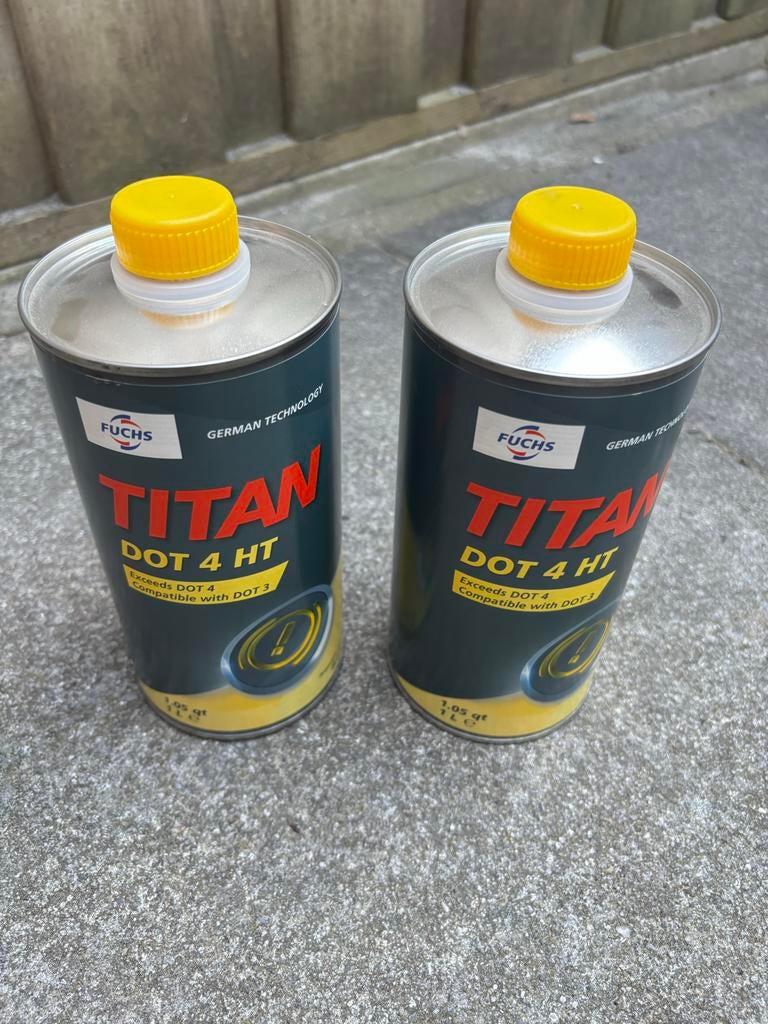 Titan DOT 4 HT remvloeistof - Hoogwaardige remolie, Ophalen of Verzenden, Nieuw, Universele onderdelen