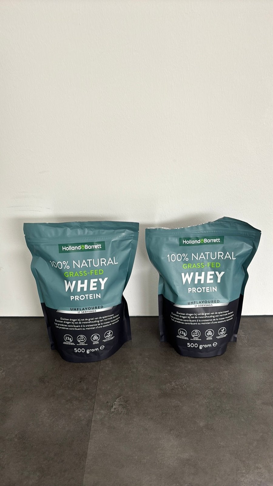 Holland & Barrett Whey Proteïnezak, Ophalen of Verzenden, Zo goed als nieuw, Poeder of Drank