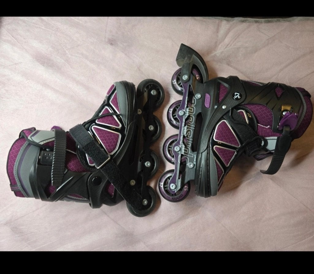 Rollen dames, Sport en Fitness, Skeelers, Overige merken, Ophalen of Verzenden, Zo goed als nieuw, Inline skates 4 wielen