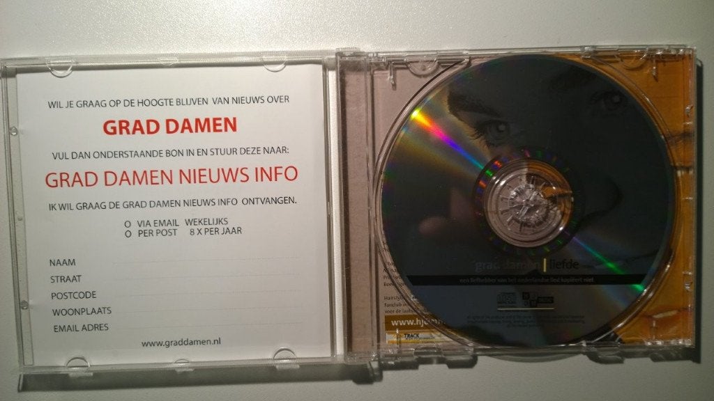 Grad Damen - Liefde, Ophalen of Verzenden, Zo goed als nieuw, Levenslied of Smartlap, Album