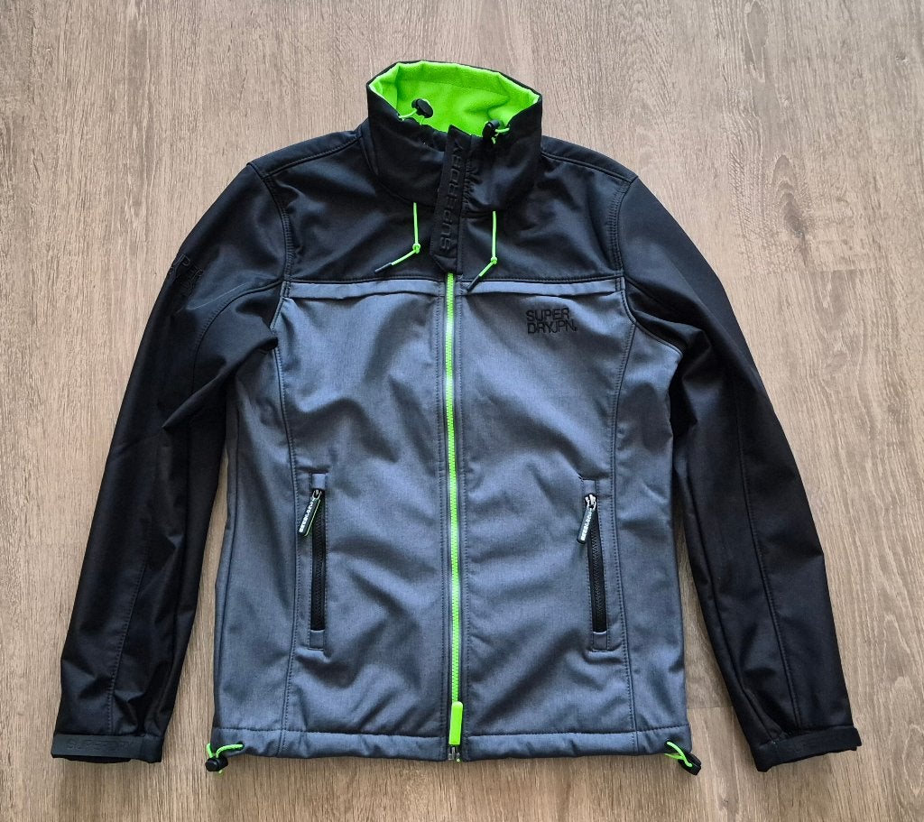 Superdry jas - Maat M, Zwart, Zo goed als nieuw, Superdry, Verzenden