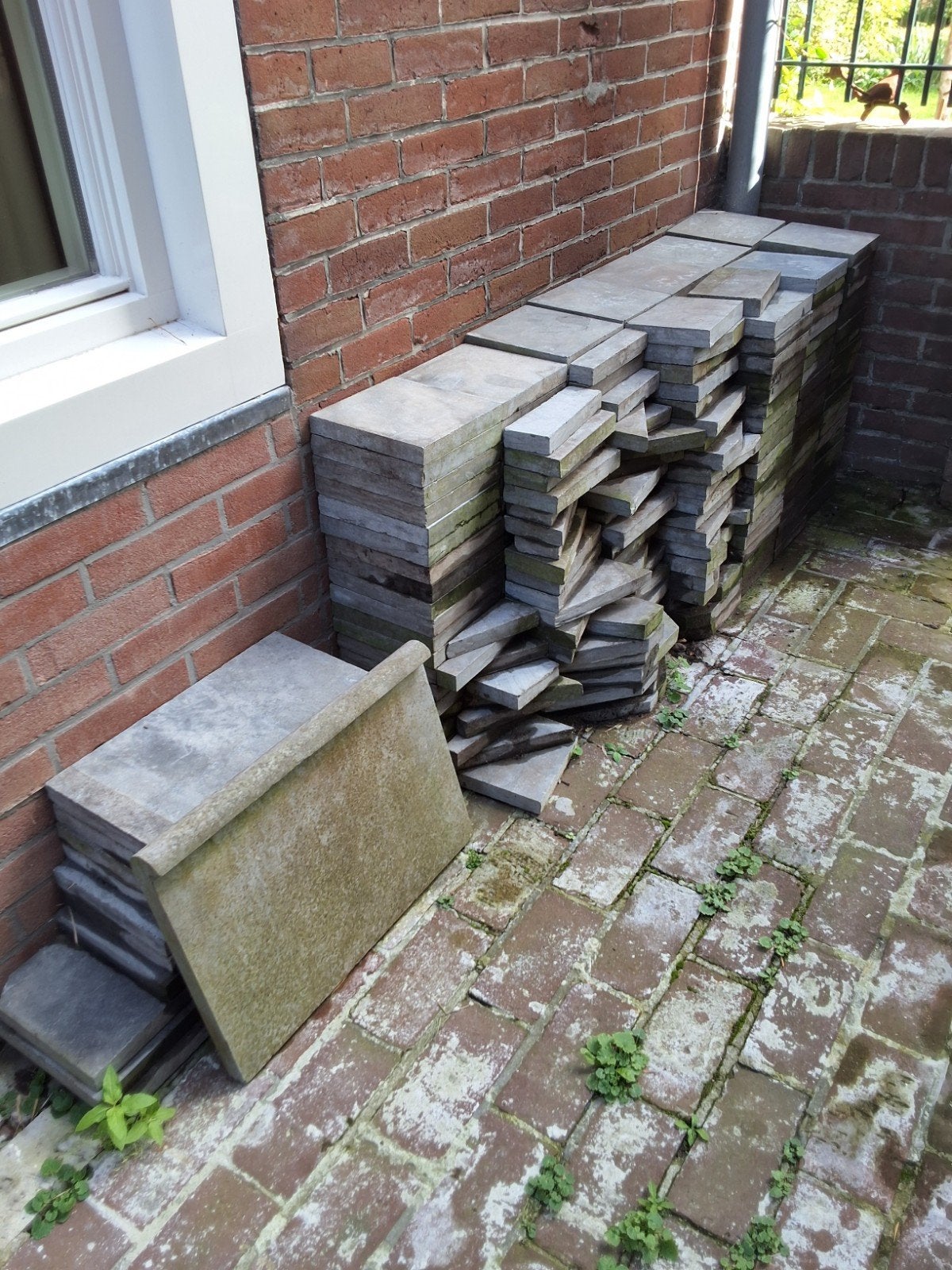 Partij chinees blauwsteen, Tuin en Terras, Ophalen, Natuursteen, Terrastegels