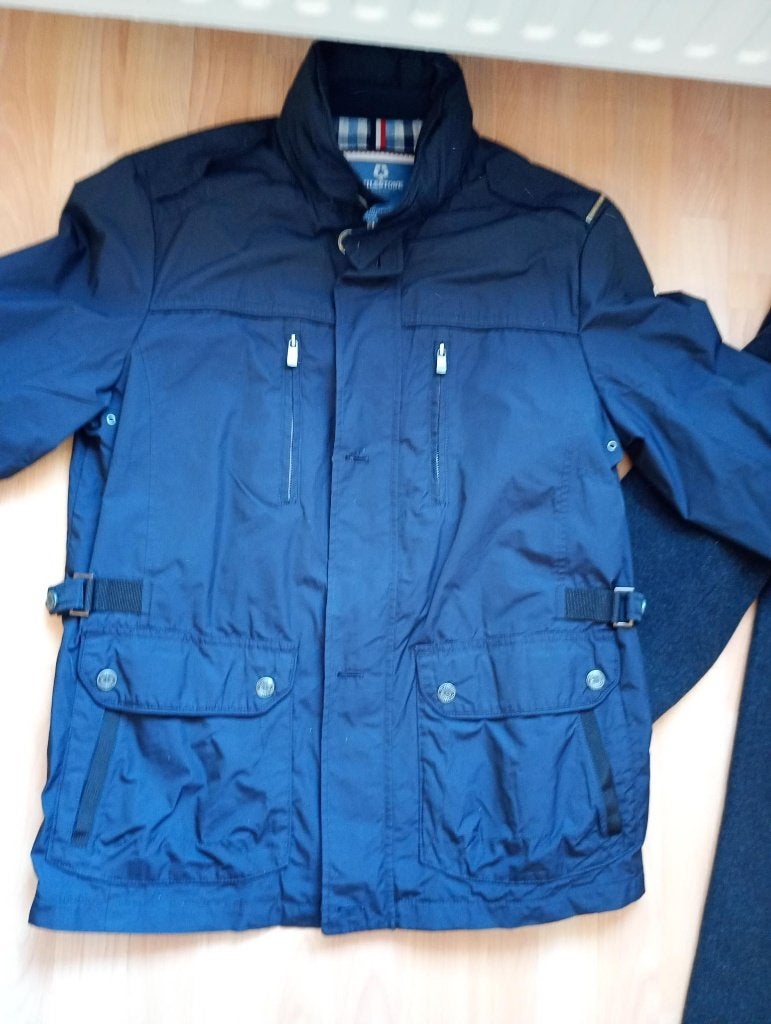 Nieuwe Heren tussenjas MILESTONE donkerblauw windjack XL, Blauw, Milestone, Ophalen of Verzenden, Maat 56/58 (XL)