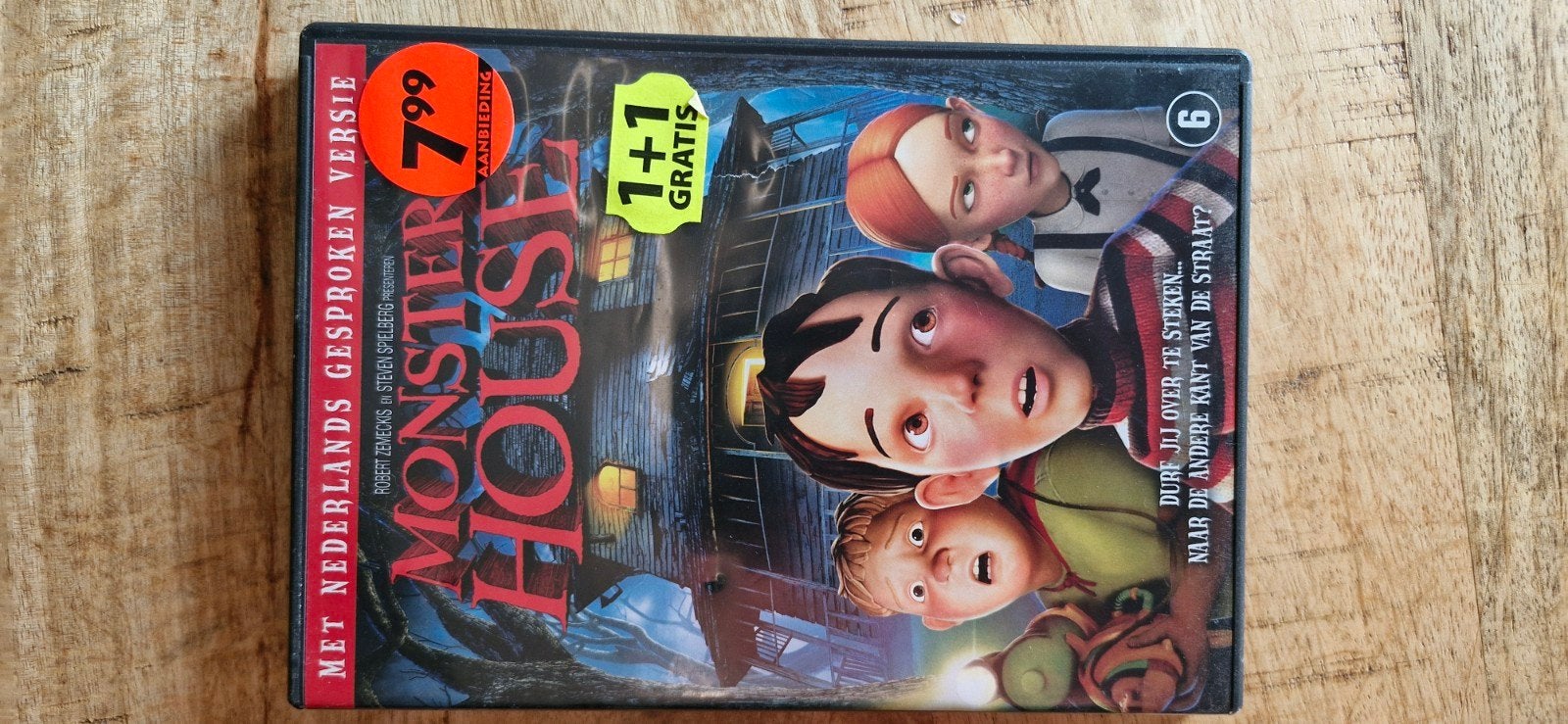Monster House DVD - Met Nederlandse gesproken versie, Gebruikt, Overige typen, Ophalen of Verzenden, Alle leeftijden