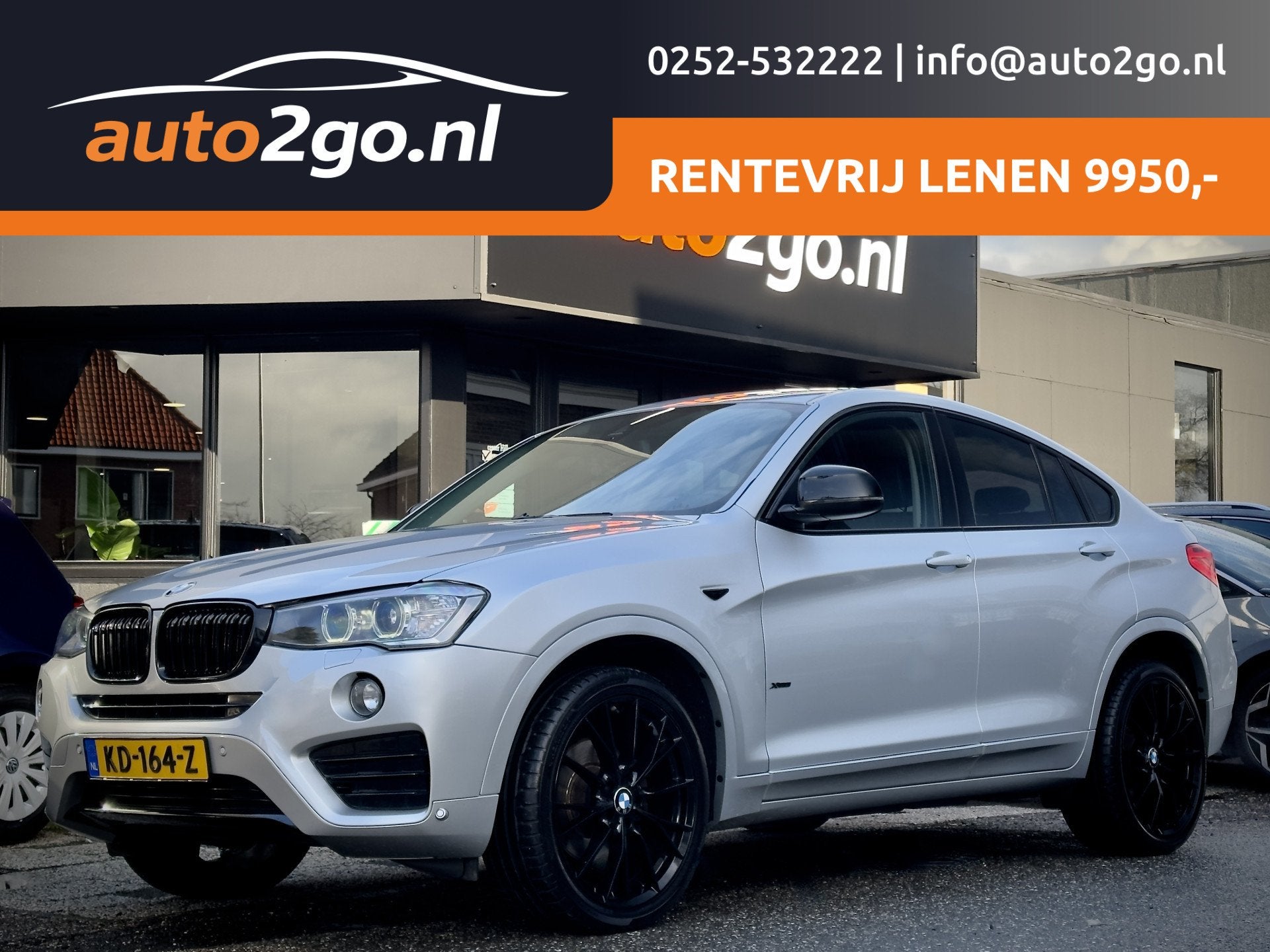 BMW X4 xDrive20i 184PK AUT8 EXECUTIVE M-SPORT LEDER NAVI AIR, Auto's, Gebruikt, 2000 kg, Leder en Stof, X4