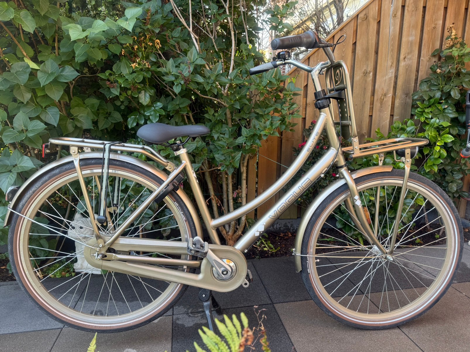VOGUE ELITE damesfiets omafiets ZGN 28 inch EXTRA LAAG FR:46, Ophalen, Terugtraprem, 47 tot 50 cm, Versnellingen