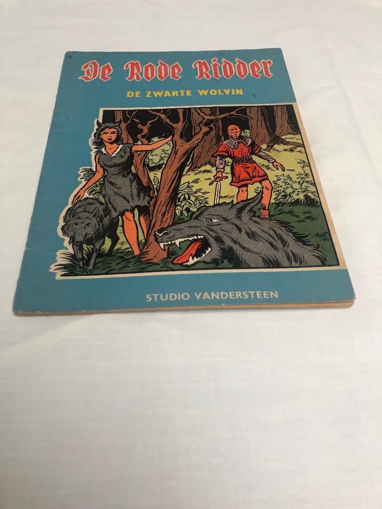 De Rode Ridder deel 15 De Zwarte Wolvin SC 1e druk 1963., Boeken, Gelezen, Willy Vandersteen, Eén stripboek, Ophalen of Verzenden