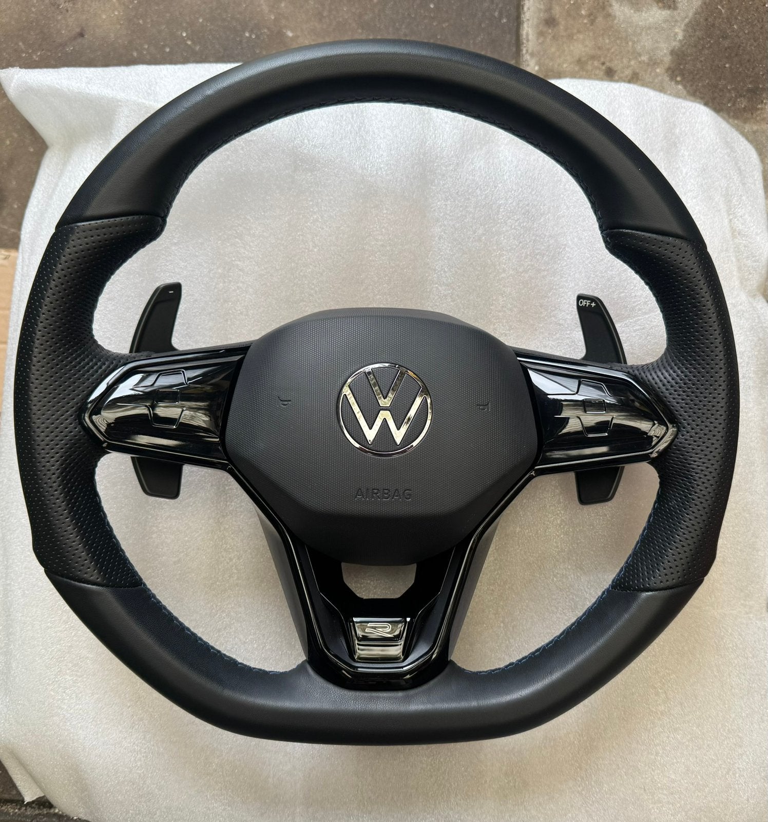 Originele Volkswagen Golf 8 T-Roc Tiguan R stuur met airbag, Ophalen of Verzenden, Volkswagen