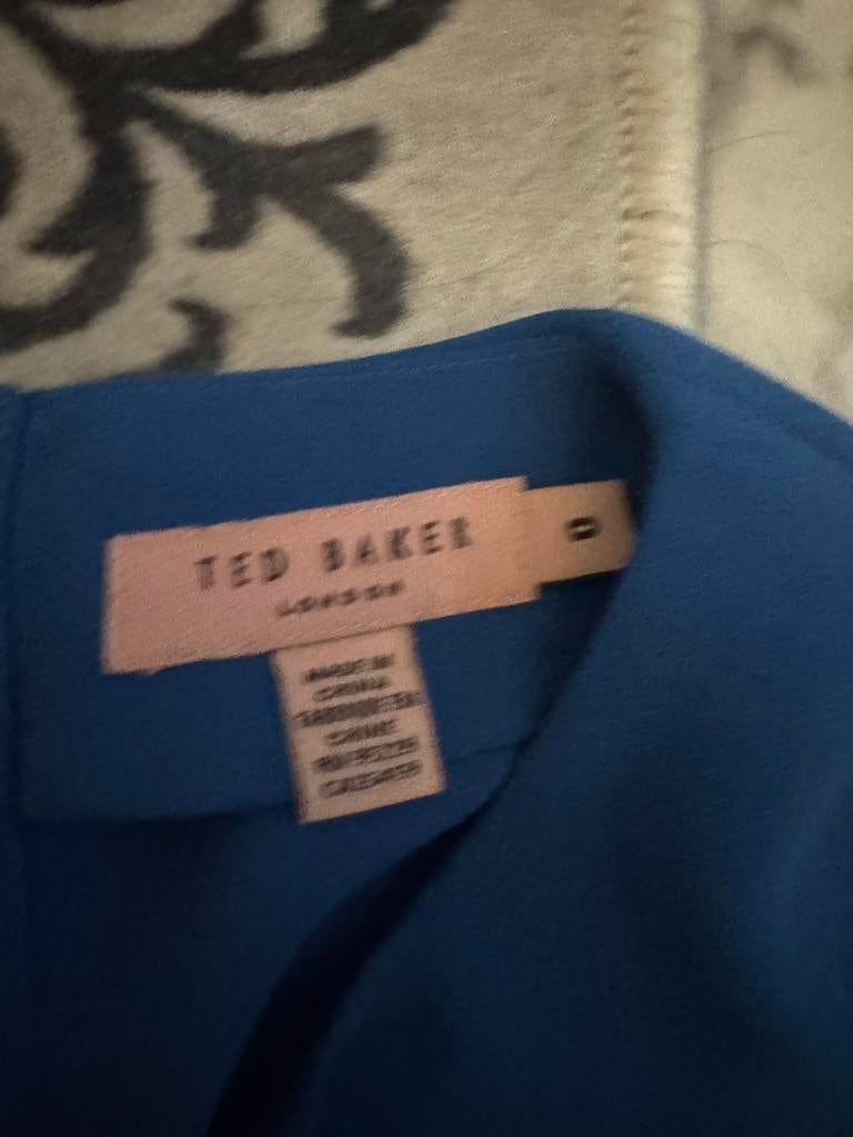 Ted Baker blauw topje, Kleding | Dames, Tops, Blauw, Ophalen of Verzenden, Korte mouw, Maat 34 (XS) of kleiner