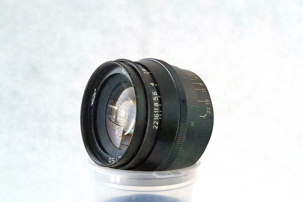 Jupiter 8 50mm f2 vintage film lens M39, Sonnar, Ophalen of Verzenden, Zo goed als nieuw, Standaardlens, 50 mm