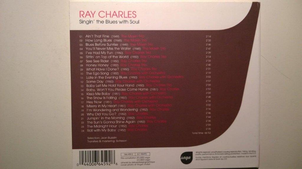 Ray Charles - Singin' The Blues With Soul, Ophalen of Verzenden, 1960 - 1969, Zo goed als nieuw, Soul of Nu Soul