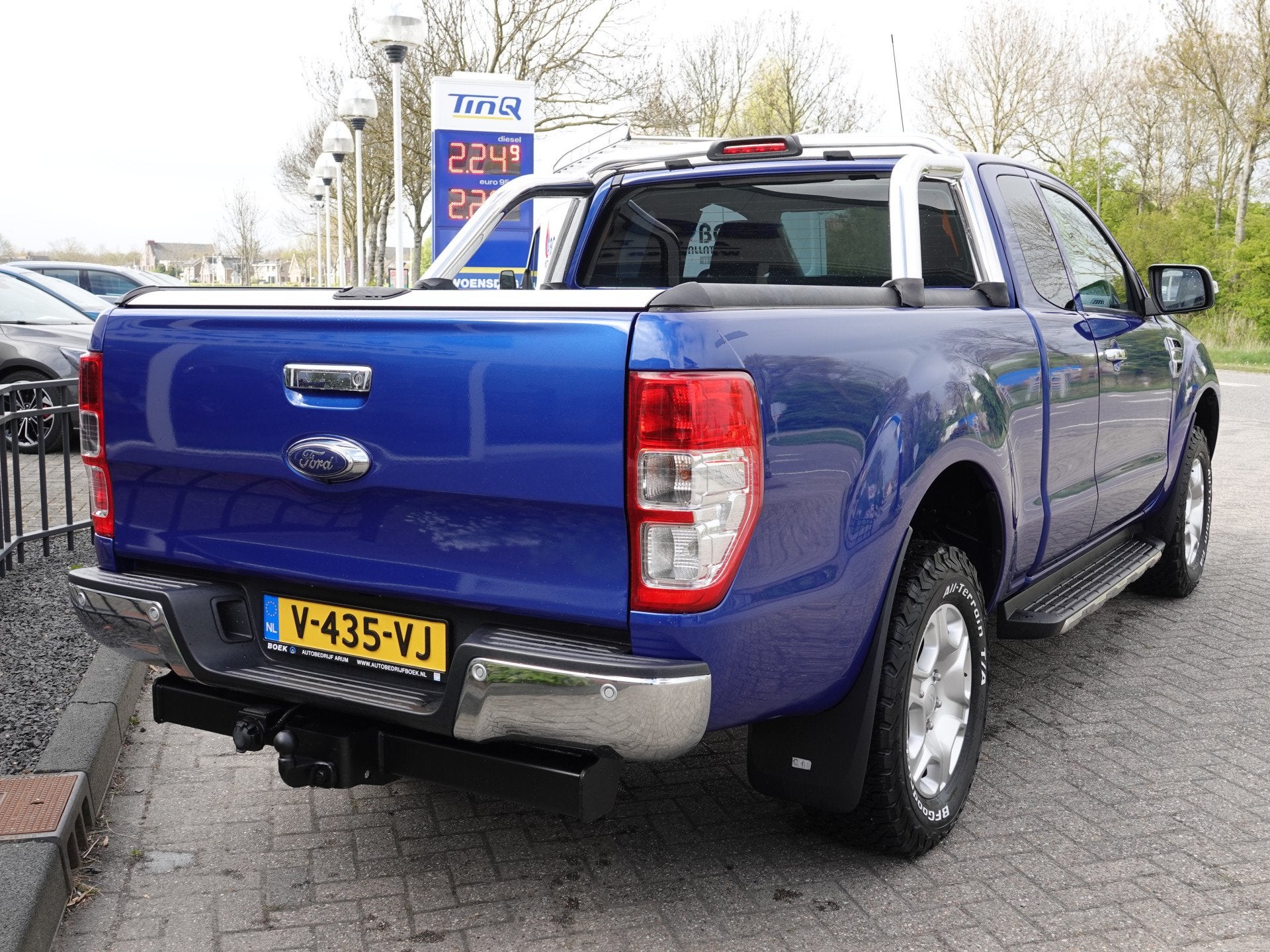 Ford Ranger 2.2 TDCi 160PK AUTOM. Limited Supercab TREKH. |, Auto's, Ford, Gebruikt, Euro 6, Leder en Stof, Origineel Nederlands