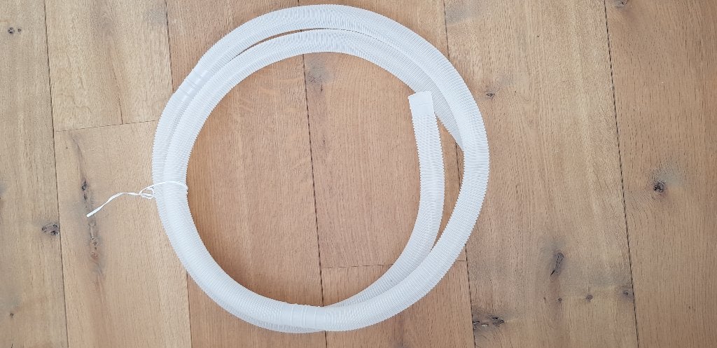 Ribbelslang wit transparant , Tuin en Terras, Ophalen of Verzenden, Zo goed als nieuw, Overige typen