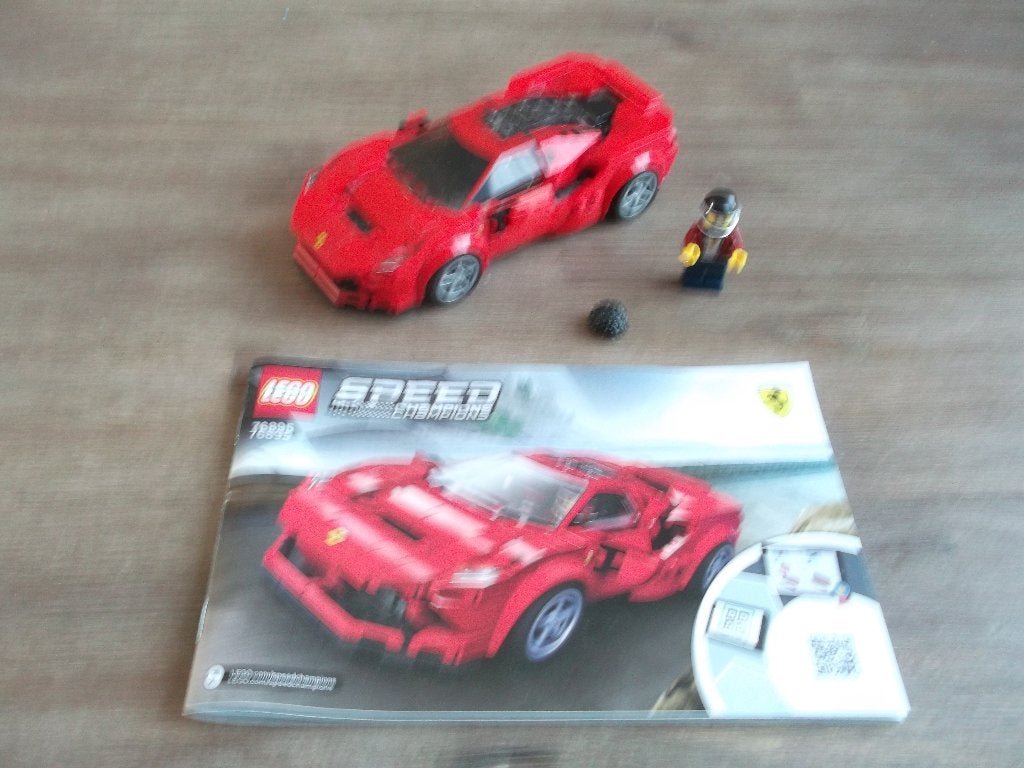 lego speed champions 76895 ferrari f8 tributo (2020), Gebruikt, Lego, Complete set, Speed Champions
