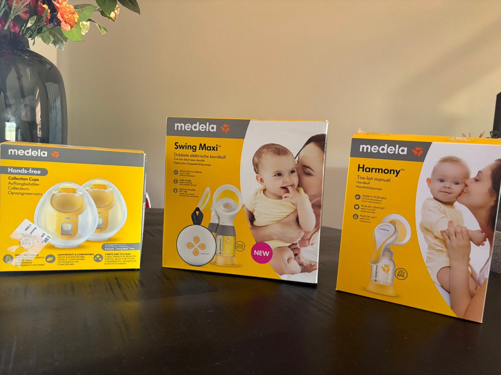 Medela Borstkolf - Swing Maxi Hands-Free - Dubbel Elektrisch, Ophalen, Zo goed als nieuw, Borstkolf