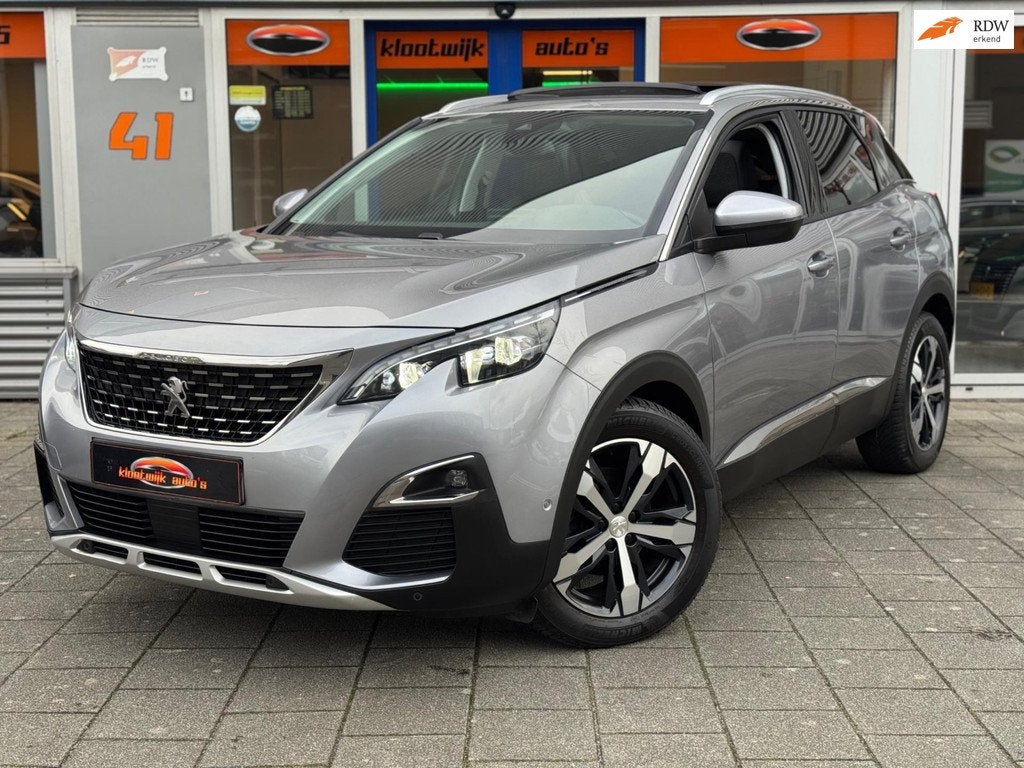 Peugeot 3008 1.2T Allure Premium Automaat Panorama i-Cockpit, Auto's, Peugeot, Gebruikt, 1199 cc, Leder en Stof, 1245 kg