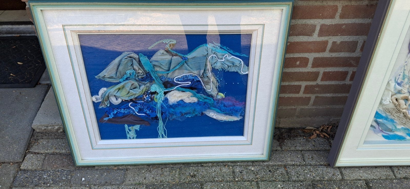 Textiel schilderijen, Ophalen of Verzenden