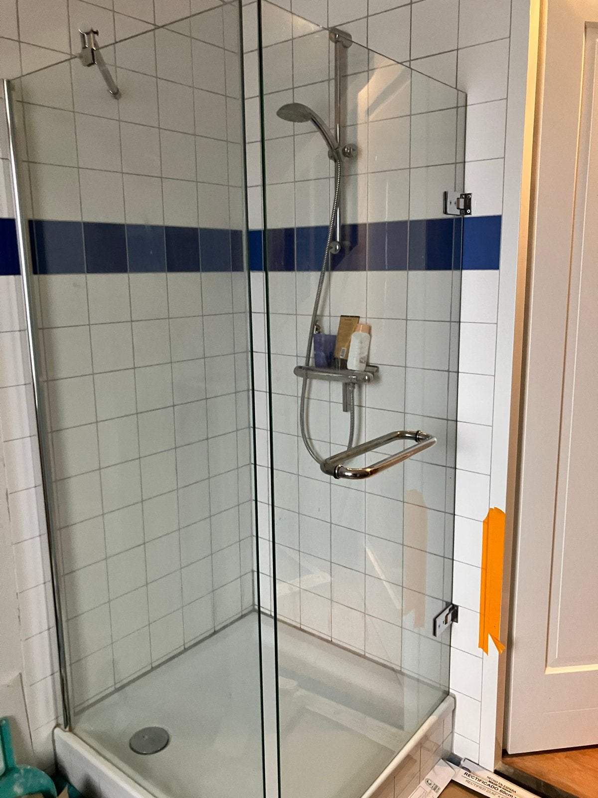 Ri-Jo Douche scherm, Ophalen, Gebruikt, Chroom, Douche