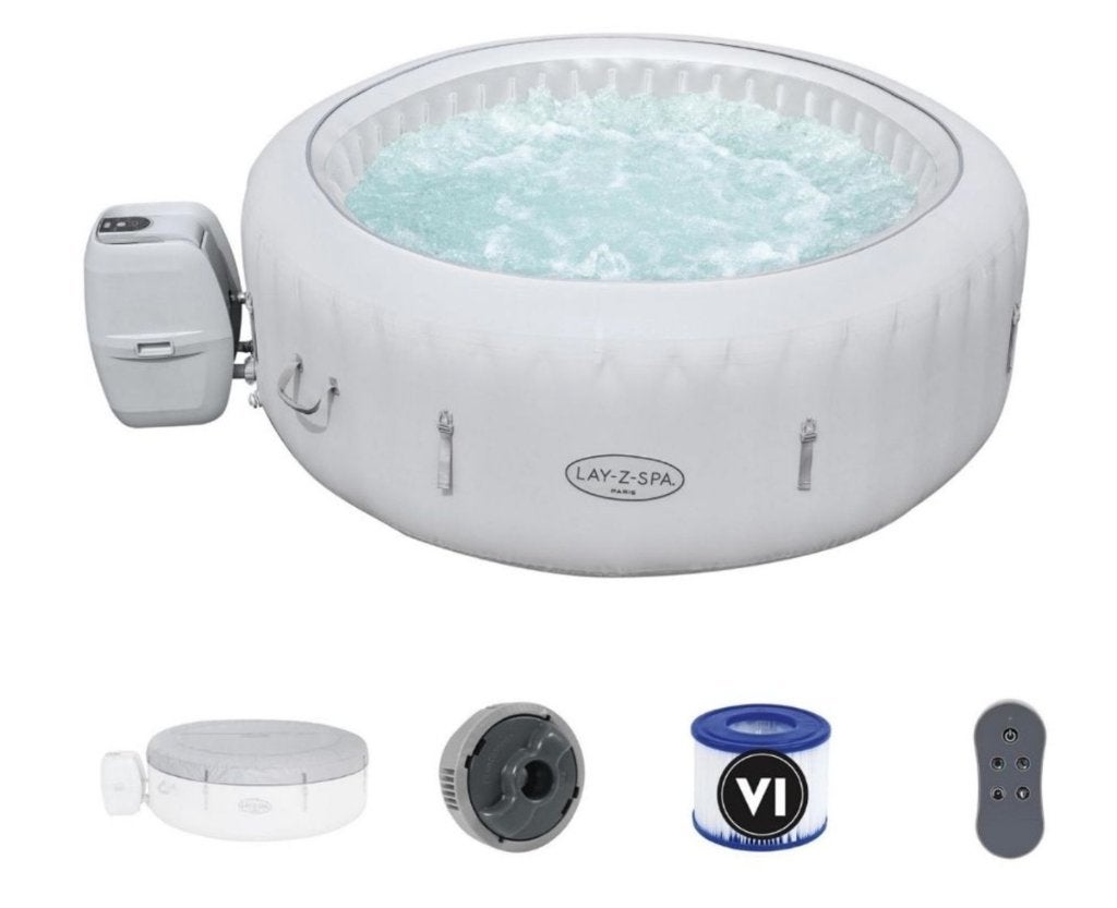 Jacuzzi Lay-Z-Spa | Paris 6-persoons, Ophalen, Zo goed als nieuw, Filter, Opblaasbaar