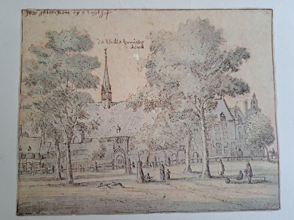 2 antieke prenten Maastricht, Ophalen of Verzenden, Voor 1940, Zo goed als nieuw, Prent