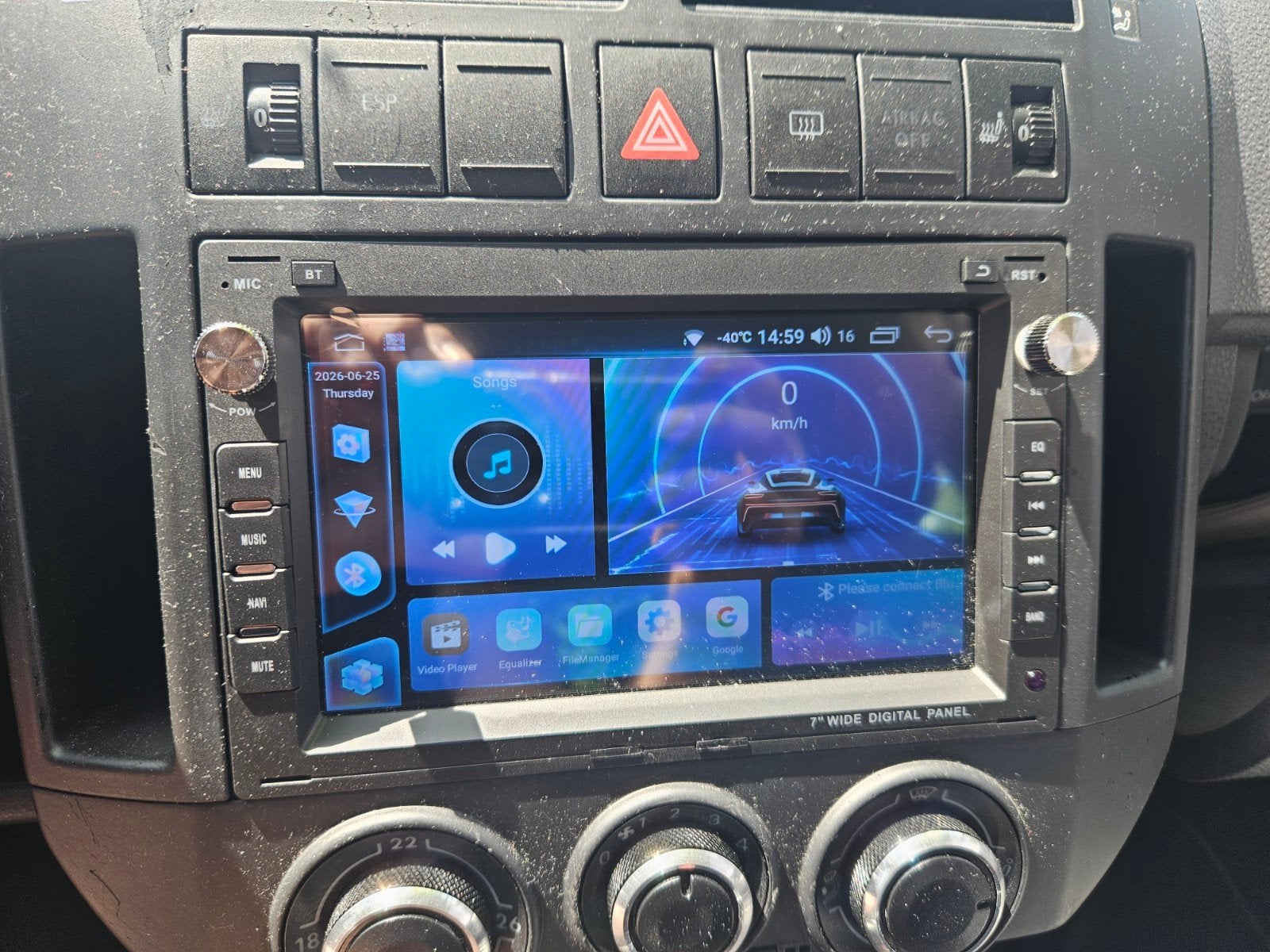 GEARELEC Android 14 Autoradio VW Golf 4 Passat B5 Polo T5, Auto diversen, Autoradio's, Ophalen, Zo goed als nieuw